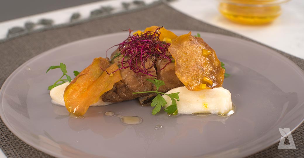 Bacalao al horno marinado con soja